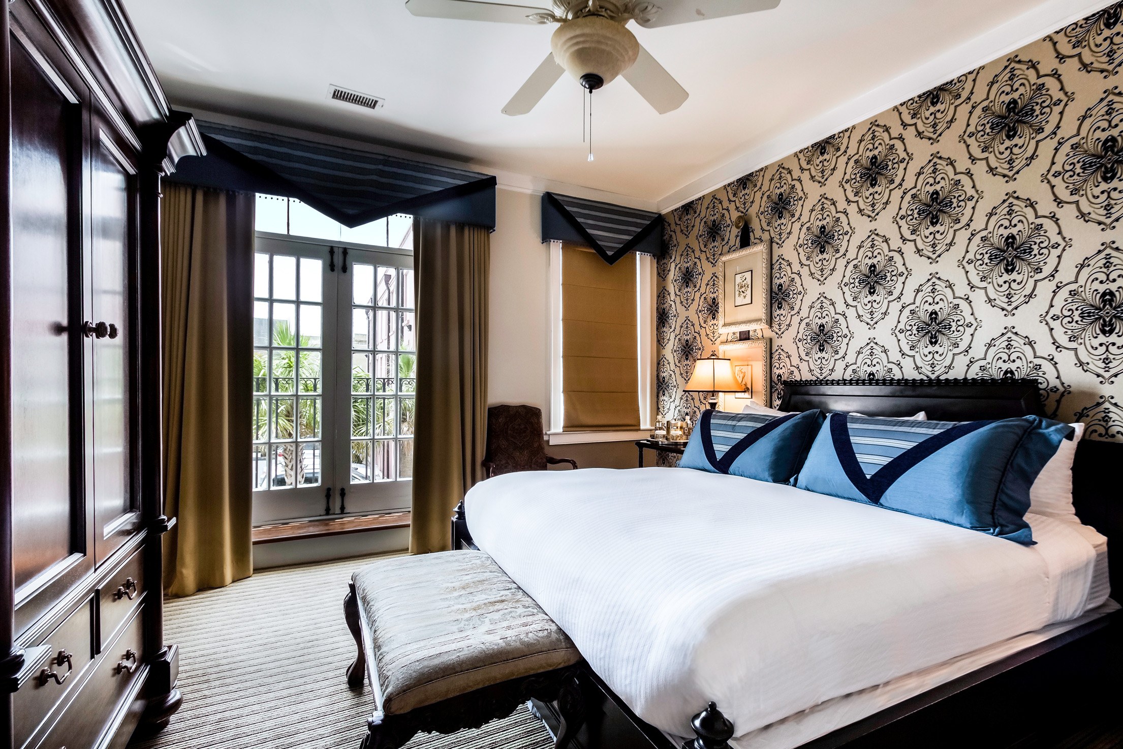 Signature King Hotel Room in Charleston, SC at The Vendue
